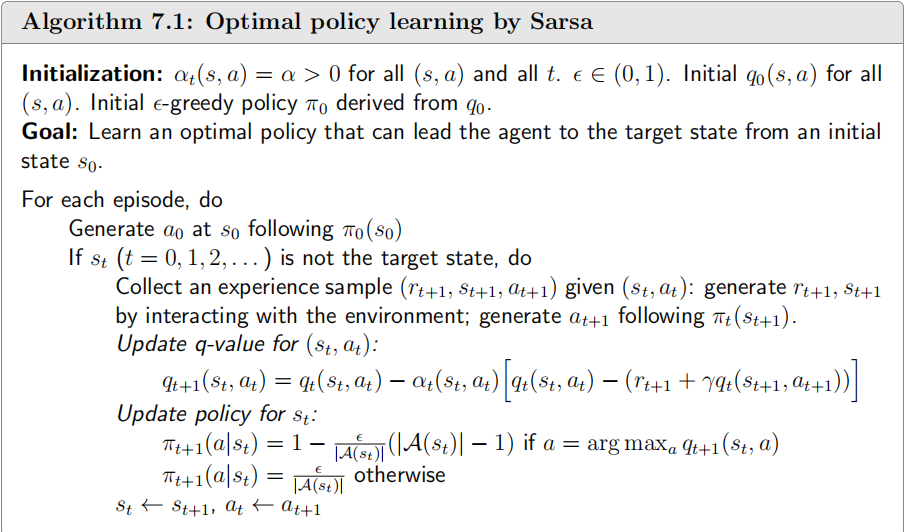 Sarsa update equation 2